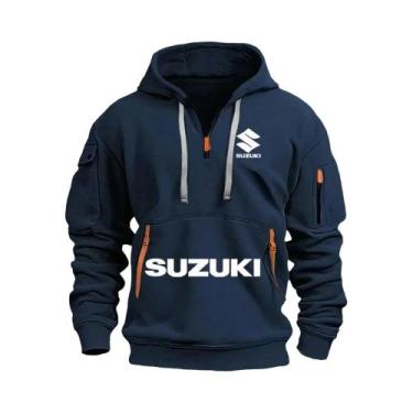 Imagem de Moletom Casual Masculino Para Esportes Ao Ar Livre, Quente, Para Motoc