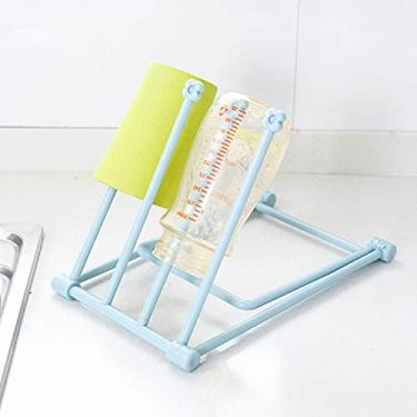 Imagem de Aoresac Suporte de Toalha Bonito e Resistente, Aproveite a Estética da Sua Vida.Pode Ser Pendurado Com Várias Toalhas Pequenas ou Trapos Ao Mesmo Tempo para Secagem Rápida, Bem (Azul claro)