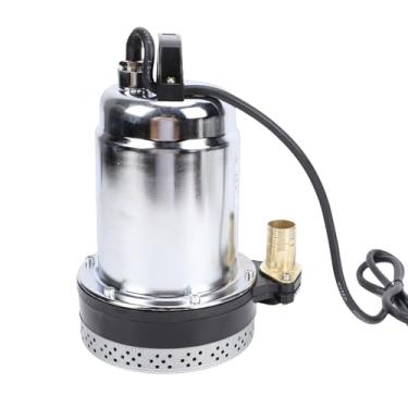 Imagem de Fafeicy Bomba Submersível, Bomba de Poço Profundo de Aço Inoxidável 12V 180W Com Saída de 1 Polegada e Elevação de 26 Pés, para Drenagem Industrial de Aquicultura de Piscina de Jardim