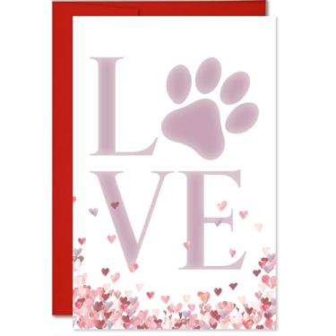 Imagem de MegaCalendars Cartão de Dia dos Namorados Mãe Avó Grande Avó Amante de Animais de Estimação - Cartolina Mais Grossa - 13 x 20 Inclui Envelope - Tema Love Dog - Feito nos EUA