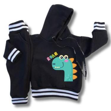 Imagem de Conjunto Roupa Infantil Moletom Capuz Menino Frio - Timiliki Store, Pr