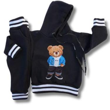 Imagem de Conjunto Roupa Infantil Moletom Capuz Menino Frio - Timiliki Store, Pr