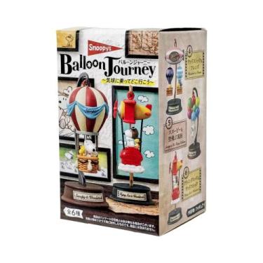 Imagem de Brinquedos De Caixa Surpresa Snoopy Balloon Tour Series RE-MENT, Prese