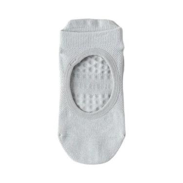 Imagem de Meias Antiderrapantes Para Yoga, Pilates E Dança Femininas Com Alças P