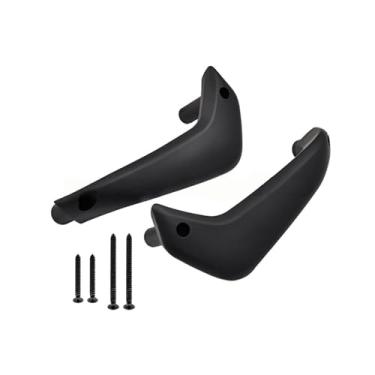 Imagem de Puxador da porta interior do carro substituição esquerda direita puxador da porta do passageiro Compatível com Ford Fiesta 2011-2020 G2BZ-5823943-JA D2BB-A23943-CA35B8(1Pair Manual)