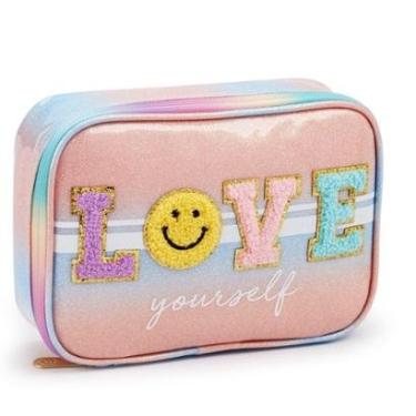 Imagem de Estojo Box Escolar Juvenil Com Patches-Feminino