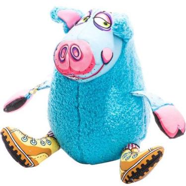 Imagem de Brinquedo para Cães Gruntleys Mini Azul Fat Cat