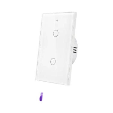 Imagem de Interruptor De Luz Inteligente WiFi Padrão Americano Alexa Google Home