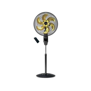 Imagem de Ventilador de Coluna Preto e Dourado Chronos 40cm 127v Mallory
