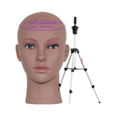 Imagem de Suporte Ajustável Para Cabeça De Manequim Com Pinos T E Tripé Para Exi
