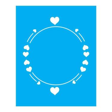 Imagem de Stencil Tamako Moldura - 20X25Cm - Ref B736