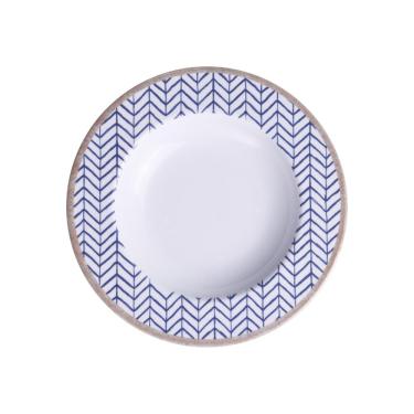 Imagem de Prato Fundo Tramontina Abstratta em Porcelana Decorada 23 cm