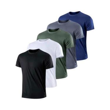 Imagem de Camiseta Esportiva Masculina Ultraleve De Secagem Rápida E Respirável 