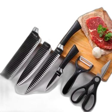 Imagem de Conjunto De Facas 6 Peças Profissionais Antiaderente
