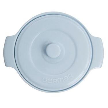 Imagem de Cocotte Refratário 21 cm Azul Vintage 2,7 L Germer Porcelanas