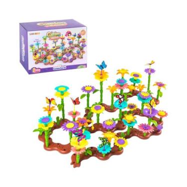 Imagem de Brinquedo De Construção De Jardim De Flores Para Crianças De 3 a 6 Ano