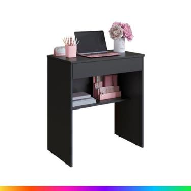 Imagem de Escrivaninha Bonatto P/ Computador com 1 Gaveta Home Office Quarto Res