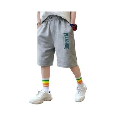 Imagem de Shorts De Algodão Para Meninos Com Estampa Brooklyn, Moda Infantil, Ca