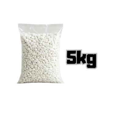 Imagem de Pedra Branca Jardim Pedrisco Granilha Decorativa Vasos de Planta Grafi