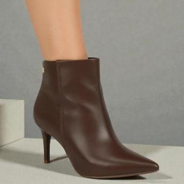 Imagem de Bota Ankle Boot Feminina Salto Fino Confortável Vizzano 3112100-Feminino