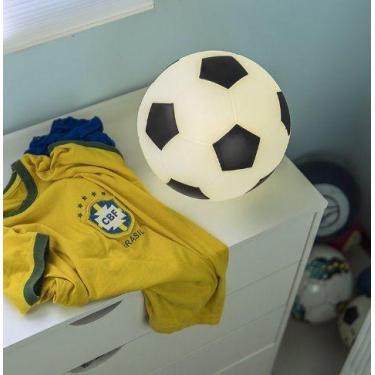 Imagem de Luminária Abajur Decoração Menino Bola Futebol Bivolt - Usare