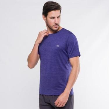 Imagem de Camiseta Poliamida Masculina Marcio May Fitness Vivant Azul-Masculino