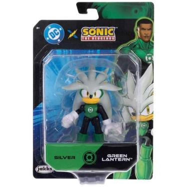 Imagem de Boneco 6cm Articulado Silver Lanterna Verde - Sonic Warner