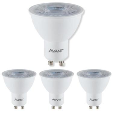 Imagem de 4Und Lâmpada LED GU10 Dicróica Luz Branca 6500K 4,8W Bivolt - Avant