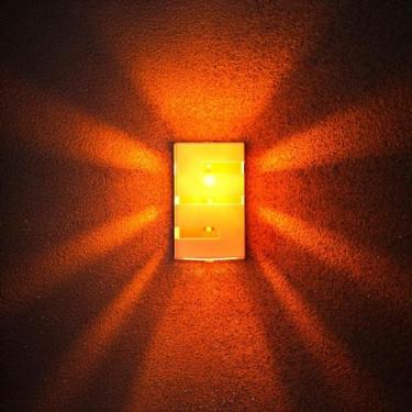 Imagem de 5 Arandela de Parede Externa interna Lâmpada Lente Colorida Completa -