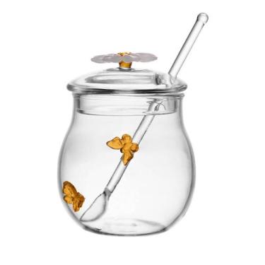 Imagem de Açucareiro com Colher Wolff Sun Garden Vidro Borossilicato