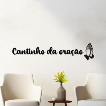 Imagem de Quadros Decorativos Frases Biblicas Decoração para Sala e Quarto em md