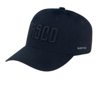 Imagem de Boné Vasco Da Gama Bordado Frontal Supercap Preto