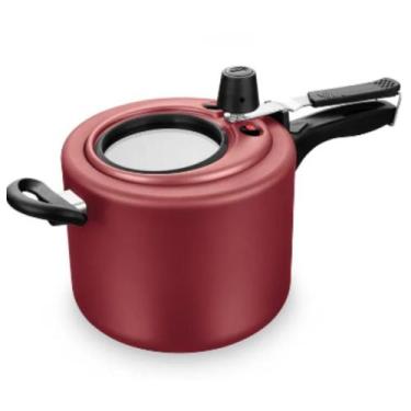 Imagem de Panela De Pressão Antiaderente Cor Cereja 4,5 Litro 6033 MTA