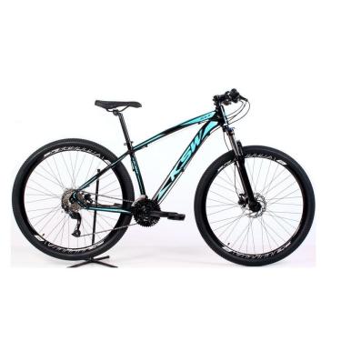 Imagem de   Bicicleta Aro 29 Ksw Xlt 27v Freio Hidráulico K7 Garfo com Trava - Preto\Azul