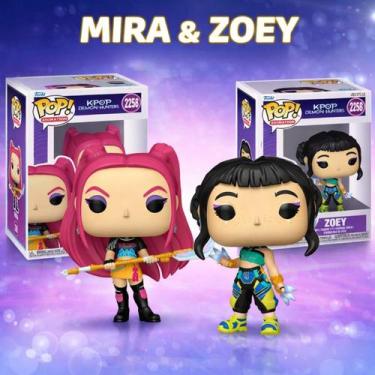 Imagem de Boneca Estilo Kpop Kit 2 Bonecas Mira Zoey Coleção Ação Criativo Prese