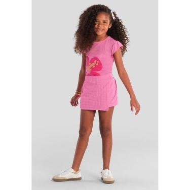 Imagem de Conjunto infantil menina de flor em puff Brandili