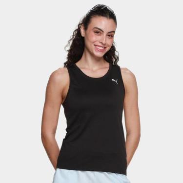 Imagem de Camiseta Puma Tad Essential Sleeveless Tank Feminina, Preto, P