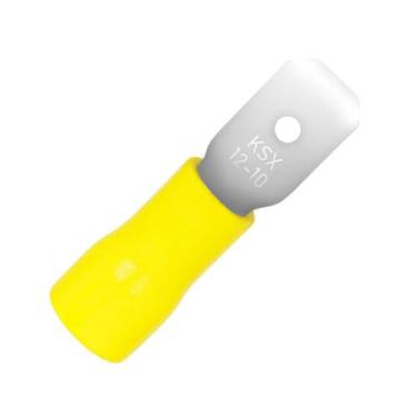 Imagem de TERMINAL MACHO CABO 4-6 mm² ENCAIXE 6.3MM MDD 5.5-250 AMARELO - CNC