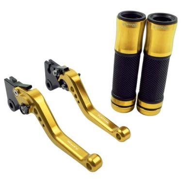 Imagem de Kit Manete Manopla Esportivo Ttan Fan Start Cargo a lona Pop 100 110 -