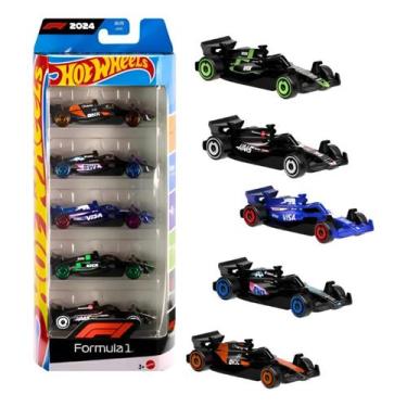 Imagem de Hot Wheels Pack C/5 Veículos Fórmula 1 JGF58 - Mattel