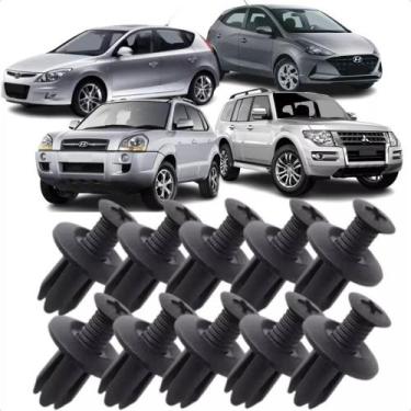 Imagem de Grampo de Fixação Para-choque Hyundai Creta 17/.. 10un - Plastcar