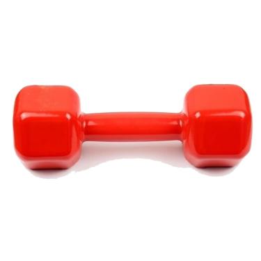 Imagem de Halter Sextavado Rythmoon Emborrachado PVC  5kg-Unissex