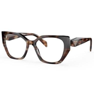 Imagem de Óculos de Grau Prada Caramel Tortoise PR 18WV 07R101 54-Feminino