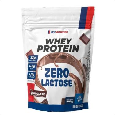 Imagem de Whey Protein All Natural Zero Lactose 900g New Nutrition, Chocolate