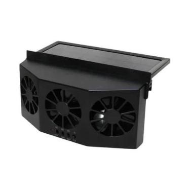 Imagem de Ventilador De Exaustão Solar Para Carro Recarregável Por USB, Alta Pot