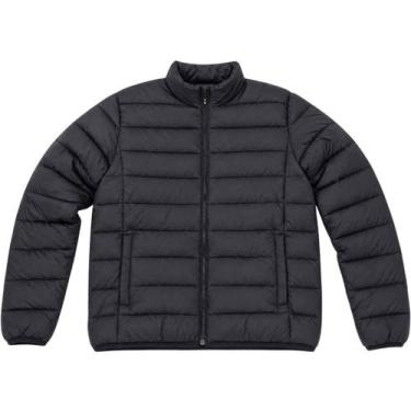 Imagem de Jaqueta Puffer Adulto Sem Capuz Casaco Acolchoado de Frio Inverno Blus