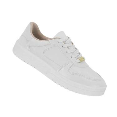 Imagem de Tênis Feminino Moleca Casual Lançamento Moda Conforto 5791 Cor:BrancoT