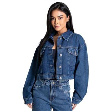 Imagem de Jaqueta Jeans Sawary - 282313 - Azul médio P, Azul, P
