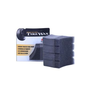 Imagem de Esponja p/ pneus tire wax pitaspo formato anatômico camada eva soft99
