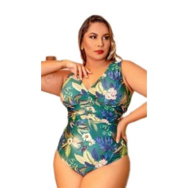 Imagem de Maio plus size estampado sol e agua, Estampa floral, 50